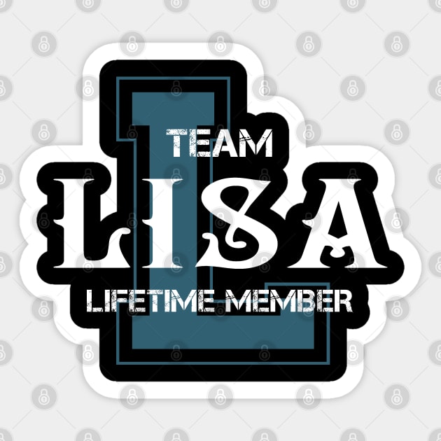 Team LISA Lifetime Member Sticker by HarrisonAlbertinenw